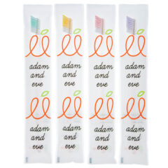 歯ブラシ a&e20°【4本セット】ふつう/4色  国産  送料無料  メール便(アダムアンドイブ)