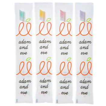 歯ブラシ a&e20°【4本セット】ふつう/4色  国産  送料無料  メール便（アダムアンドイブ）