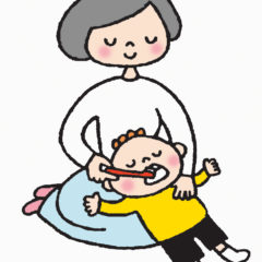 【乳歯のむし歯】仕上げ磨きで早期発見